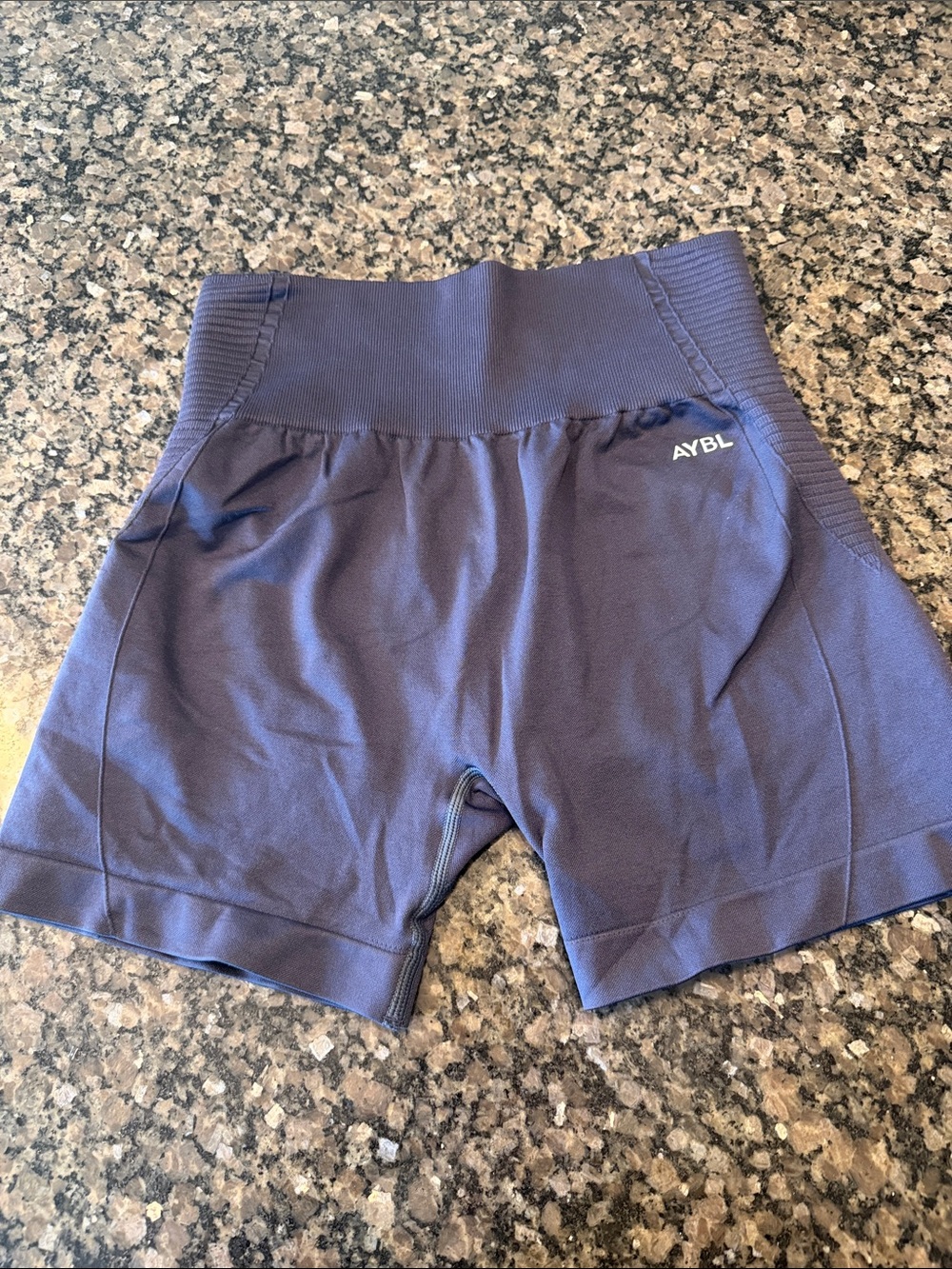 AYBL High-Waist Navy Blue Shorts